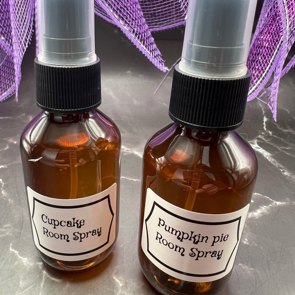 Cupcake and Pumpkin Pie Room Spray Set